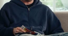 Brooklyn Beckham sells his family out: The smirking star has taken a swipe at his parents in pot-shot filled new post sponsored by fast-food delivery service