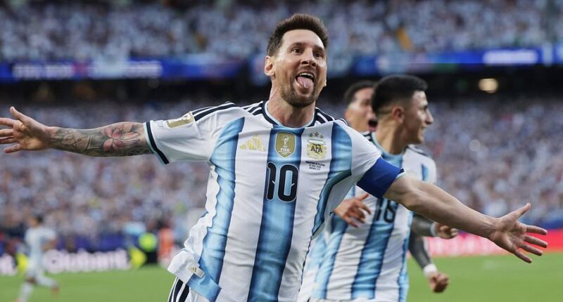 Argentina vs Algeria - World Cup Group J LIVE: Lionel Messi scores stunning goal as the reigning champions make the perfect start in Kansas City