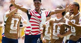 Alex Freeman scored as the USA continued their fine start to the World Cup with a 2-0 win