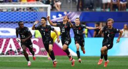 Stephen Eustaquio scored an injury-time winner as Canada beat South Africa at the World Cup