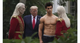 31 Most Creative Responses To Viral Photo Of Donald Trump With Mysterious Figures