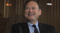 Sam Alito giving an interview.