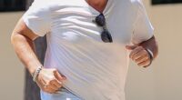 One of Hollywood's heartthrobs of the 1980s and 1990s was seen keeping himself in fine fettle with a Los Angeles jog this week
