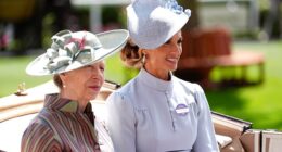 Harriet Sperling - aka the new Mrs Peter Philips made her royal carriage procession on the first day of Ascot