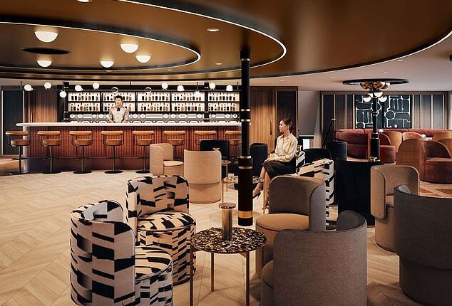On Europe's largest river cruiser, AmaRudi, scheduled to debut in 2027, guests are treated to plush interiors and enhanced amenities