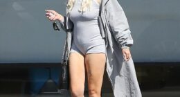 Amanda Bynes revealed just how successful her Ozempic-fueled weight loss has been when she was spotted dropping by a 7-Eleven in LA on Tuesday in a gray romper that showcased the 40lbs she has lost so far