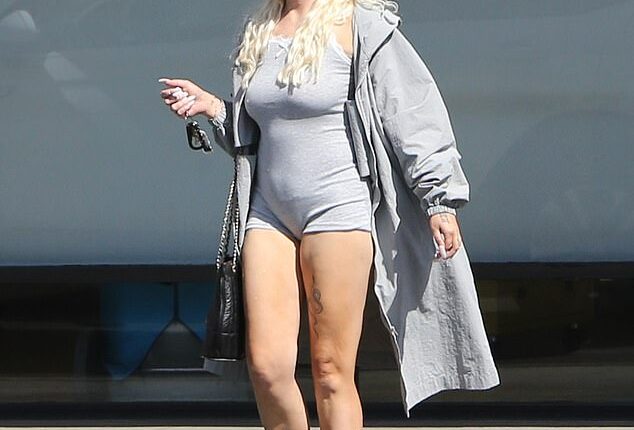 Amanda Bynes revealed just how successful her Ozempic-fueled weight loss has been when she was spotted dropping by a 7-Eleven in LA on Tuesday in a gray romper that showcased the 40lbs she has lost so far
