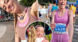 Amber Heard gives rare glimpse of 5-year-old daughter Oonagh after 10K race