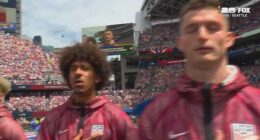 American World Cup fans left baffled by '2x speed' national anthem as players struggle to keep up with the words