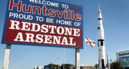 Redstone Arsenal is a US Army base and census-designated place in Madison County, Alabama near Huntsville