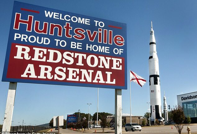 Redstone Arsenal is a US Army base and census-designated place in Madison County, Alabama near Huntsville