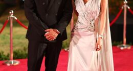 Amir Khan's wife Faryal Makhdoom appeared to give a nod to bombshell allegations regarding the boxer revealed by The Mail On Sunday over the weekend (the couple pictured in 2023)