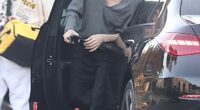 Angelina Jolie marked her 51st birthday with her children by her side on Thursday - after son Maddox became the latest of her brood to officially drop estranged dad Brad Pitt's surname - seen with son Knox, 17