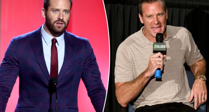 Armie Hammer compares his Hollywood exile to being crucified