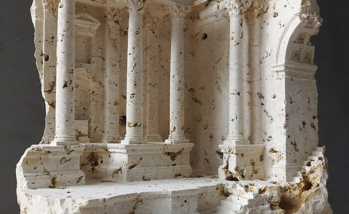 Artist Carves Tiny Architectural Models Of Ancient And Classical Buildings Into Solid Stone (38 New Pics)