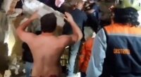 A newborn baby was pulled out alive from beneath the rubble of a collapsed building in Venezuela