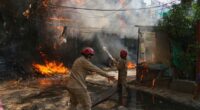 At least 18 dead in major fire at restaurant and hotel in Delhi