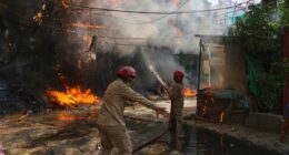 At least 18 dead in major fire at restaurant and hotel in Delhi