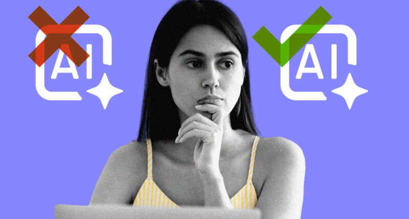 At school, it’s cheating. At work, it’s essential. New grads are caught in a double standard around AI.