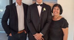 When Rowan Tong-Law [middle] went for a routine blood test, cancer was the furthest thing from anyone's mind