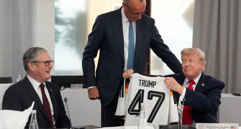 Banquets, football shirts and banter: How Europe is still mollycoddling Trump at the G7