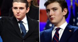 Barron Trump debuts new look at UFC event as he makes first public appearance in months