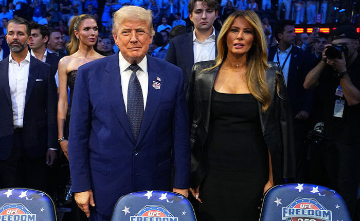 Barron Trump’s UFC Appearance Fuels Concern And Wild Speculation About His Changed Look: “Absolutely Miserable”