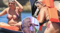 Bikini-clad Bebe Rexha spotted enjoying yacht day in Ibiza after 'Love Island' performance