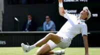 Jannik Sinner is into the second round at Wimbledon - but it was a painful route through