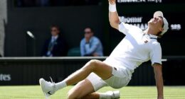 Jannik Sinner is into the second round at Wimbledon - but it was a painful route through