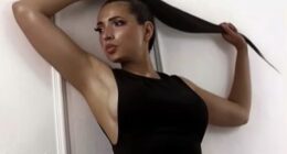 The body of Natalia Villalba Angarita (pictured), a model from Cúcuta, in northern Colombia, was found by cleaning staff inside a suitcase