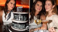 Brooke Shields fetes her 61st birthday partying with her daughters at ZOI Nomad