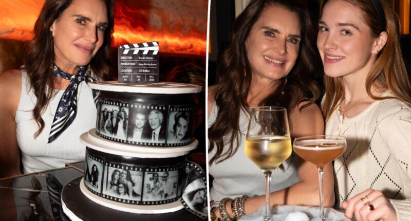 Brooke Shields fetes her 61st birthday partying with her daughters at ZOI Nomad