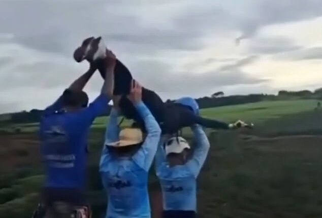 Maria Eduarda Rodrigues de Freitas, 21, died in Sao Paolo, Brazil after operators failed to attach a rope to her harness - in a horror jumping accident caught on camera