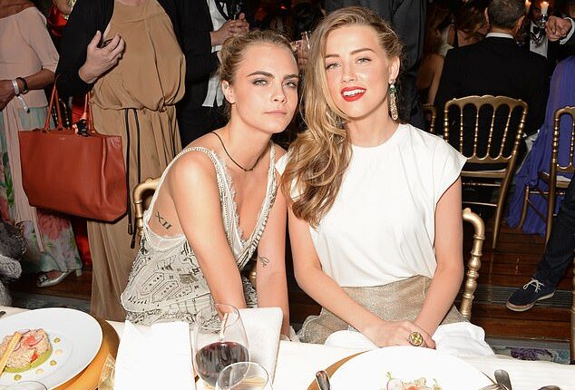 Cara Delevingne has finally confirmed she was romantically involved with Amber Heard at the height of the Aquaman star's divorce from Johnny Depp (pictured in 2024)