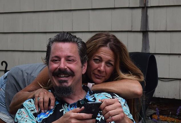 Paul Kueker, 51 seen with his sister Kricket Kueker Kent, plummeted 150 feet from the Chase Bridge at a Goose concert shortly before 10pm on Saturday