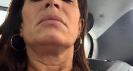 I was taking a selfie and caught myself from below, writes Deborah Joseph, and there it was. My 51-year-old neck