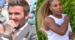 David Beckham, Serena Williams, Romeo Beckham and more