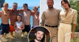David and Victoria Beckham use Father's Day to make another public plea to estranged son Brooklyn