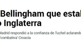 Marca in Spain wrote: 'Finally Bellingham has arrived for England'