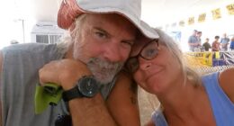 Lynette Hooker, 55, fell off a dinghy in rough waters while she and her husband, Brian Hooker, 58, were heading back to their sailboat, the Soulmate, on April 4