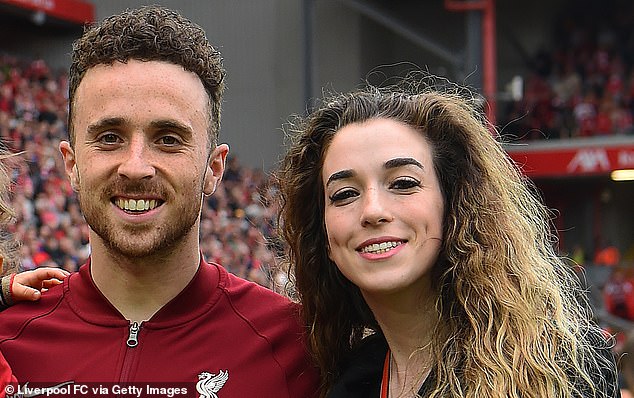 Diogo Jota's widow Rute Cardoso, right, has urged Andy Robertson to live his World Cup dream this summer