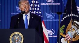 'Were going to have a more pleasant experience' this time, Trump said, noting how he knows the room very well, referring to his last trip to the Washington Hilton when a gunman fired at law enforcement causing the event to be cancelled