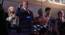Donald Trump and his granddaughter Kai smirked as boos rang around MSG on Monday