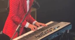Drake Bell has been quietly working on rebuilding his career and reputation, now focusing on his music rather than acting (pictured on tour this year)