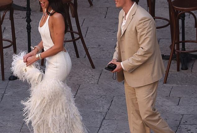 Dua Lipa and Callum Turner have officially kicked off their Sicilian nuptials with a lavish welcome party with their star-studded guests