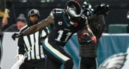 Philadelphia Eagles receiver AJ Brown