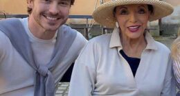 Toby-Alexander Smith has revealed what Joan Collins is really like to work with and the advice she gave him on the set of their new film, A Murder Between Friends