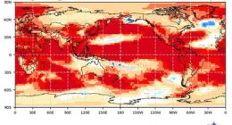 Scientists warn that a so¿called 'super El Niño' could push global temperatures (pictured) to record¿breaking highs