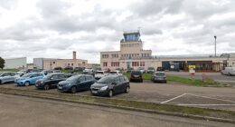 The plane had taken off a few minutes before from the Nancy-Essey airfield (Pictured)